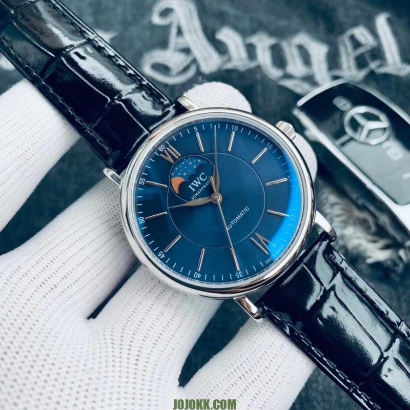 IWC Portofino Automatic Moon Phase 40mm-Blue&WhiteJOJOKKREPLICAS | High Quality Replica Watches & Bags