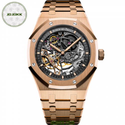 Audemars Piguet ROYAL OAK DOUBLE BALANCE WHEEL OPENWORKED PINK GOLDJOJOKKREPLICAS | High Quality Replica Watches & Bags