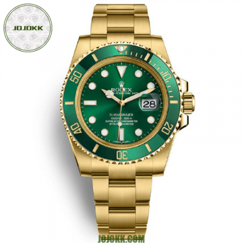 Rolex Submariner Gold & GreenJOJOKKREPLICAS | High Quality Replica Watches & Bags