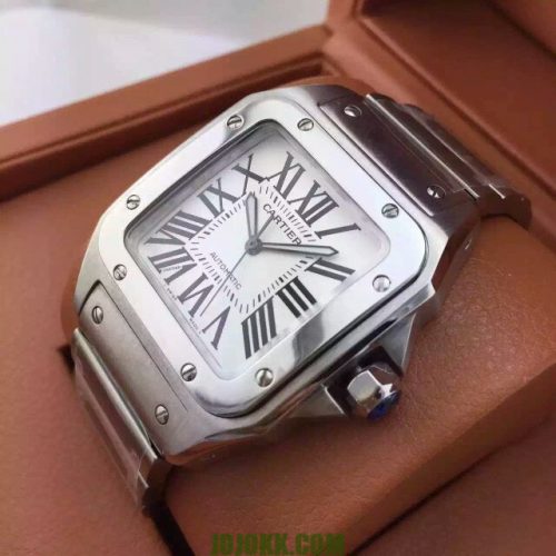 Cartier SANTOS MEDIUM SILVERJOJOKKREPLICAS | High Quality Replica Watches & Bags
